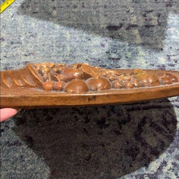 Ceramic wall hanging scripture verse cornucopia in great vintage condition - Picture 5 of 8